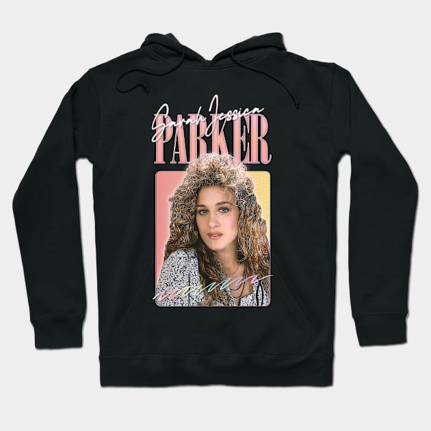 Sarah Jessica Parker -- 90s Aesthetic Design Hoodie by DankFutura